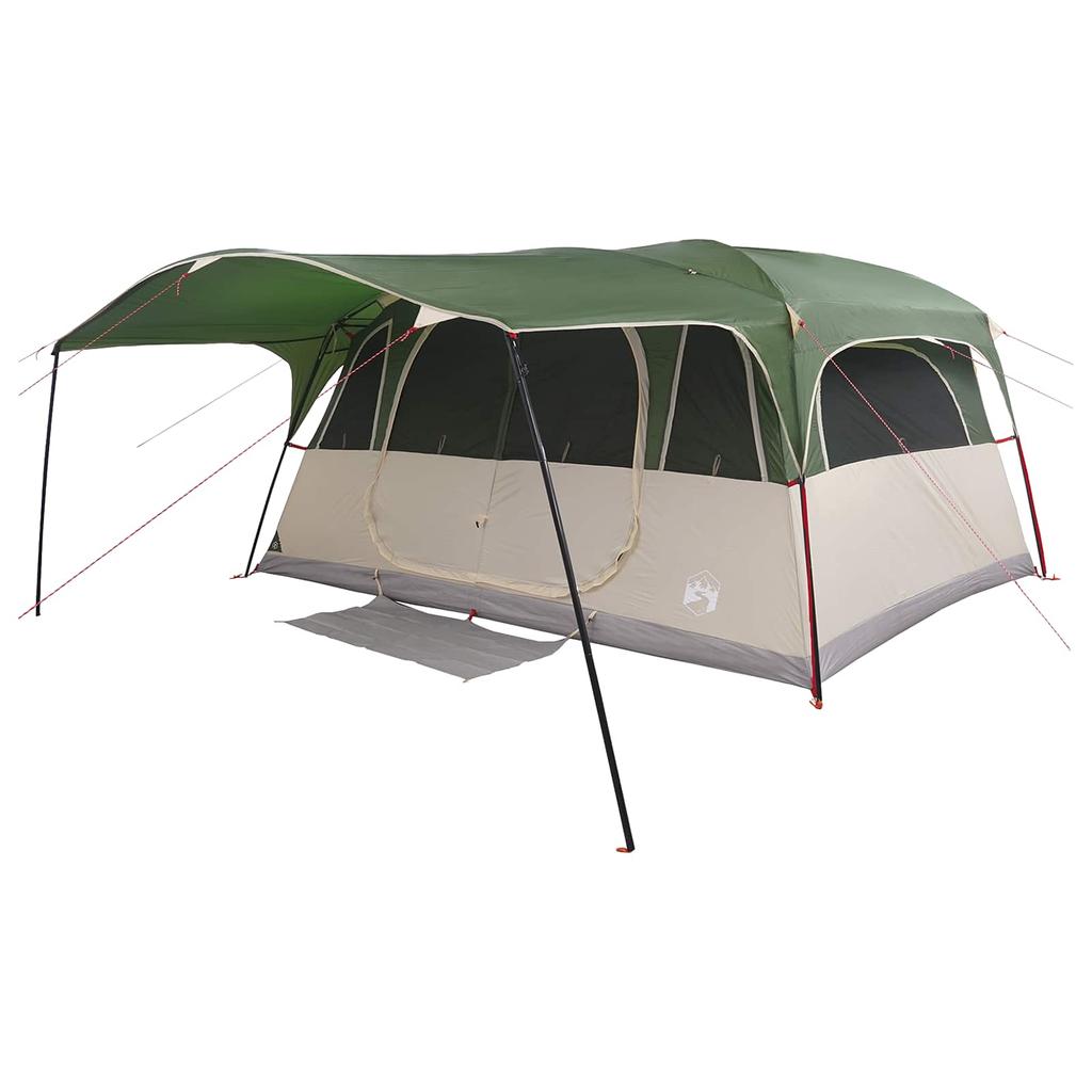 Tunnel Tent with Roof Green 427 x 305 x 205 cm Polyester and Steel