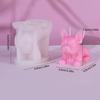 Silicone Soap Molds Candle Mould Silicone Crafts Moulds 3D French Bulldog Shaped