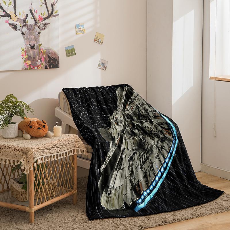 Column Double-Sided Flannel 3D Digital Printed Blanket Blanket