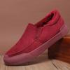 Fashion High Quality Men's Casual Shoes Black Loafers Driving Sneakers For Man Fashion Flat Outdoor Winter Warm Fur Shoes Y89