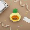 Pineapple Pet Hat Open Face Costume Ear Openings Dress up Headwear