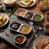 Thickened BBQ Plate 304 Rustless Steel Seasoning Plate Hot Pot Sauce Dish  Hot Pot Dipping Sauce