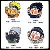 Naruto Peripheral Car Sticker Car Cartoon Adorable Anime Naruto Sasuke Kakashi Japanese Car Window 3D Sticker Great for Daily Use