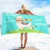 Alpaka Übergroßes Mikrofaser Pool Sandfest Strandtuch Schnell Schnell Trocknend Sandfrei Proof Handtuch Extra Groß Reise Decke Für Kinder