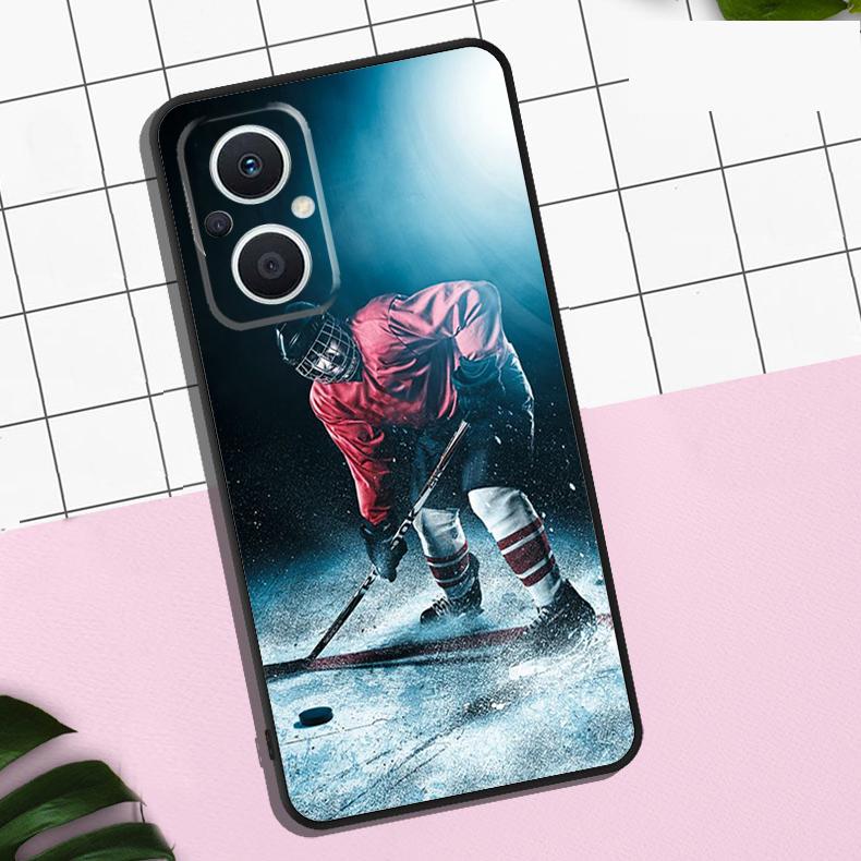 Ice Hockey Rink Case For OPPO Reno 7 8 10 11 12 13 Pro 13F 12F 11F 8T OPPO Find X8 Pro X6 X3 X5 Lite Cover