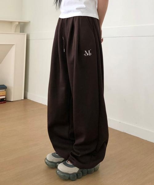 MUCENT Seawood 6 Pintuck Wide Sweatpants Unisex (4 Colors)