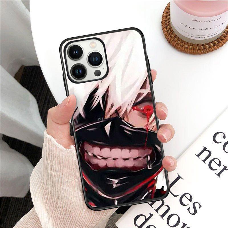 Soft Funda Tokyo Ghoul Anime Kaneki Ken Phone Cover For Iphone 14pro 11pro 12 13pro Max 5 6s Xs 7 8plus SE Xr 12mini Coque Cases