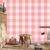 Minimalist Pastel Checkered Wallpaper for Living Room and Bedroom 50x1000