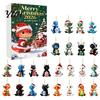 24 Days Surprise Ornaments 2026 Dragon Advent Calendar, Funny Baby Figures Christmas Countdown Cute for Tree 2D Acrylic Cartoon Xmas Tree, Home Decor