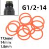 10Pcs Diy Accessories For G1/2-14 Threads Tank Neck And Slide Check 17.6*1.8Mm High Strength Polyurethane O Rings