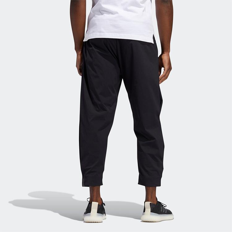 Adidas Knitted Sweatpants Men's Black Moderate Slim Fit Pants (Unisex) Knitted Sweatpants FT2767