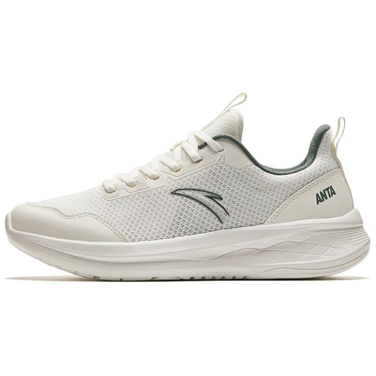 

Anta Running Collection Comfortable Cushioning Slip Resistant Low top Running Shoes Men s White Gray 912425513-1 42