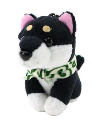 Niedliches Verkaufsplüschtier Schwarzes Mameshiba Maskottchen D0035