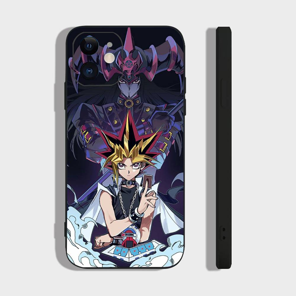 Japanese Anime Y-Yu Gi Oh Phone Case For IPhone 17 Air 16 15 14 13 Pro Max 11 12 Black Silicone Cover