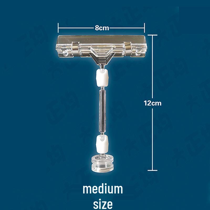 Doppelköpfiger Regaletikettenclip für Preisschilder in Supermärkten