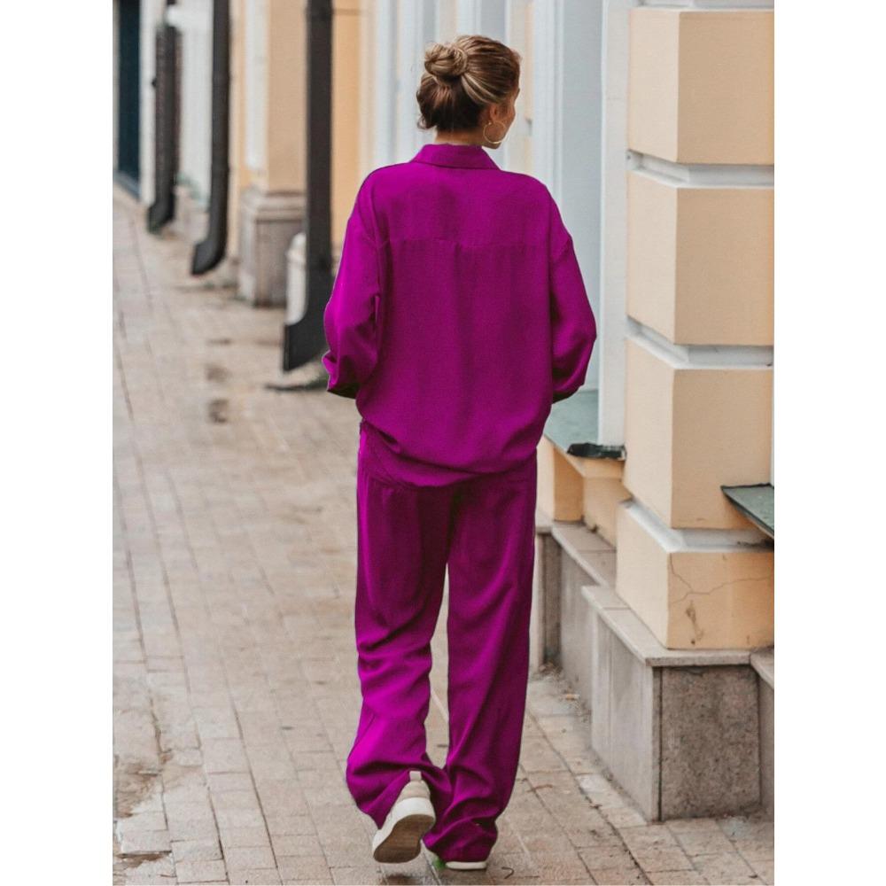 IHUASU Women's Fashion Multi-color Loose Casual Suit