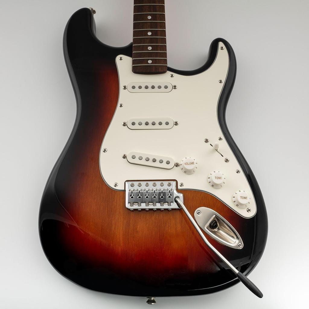 Musiclily Ultra Brass Tremolo Unit Bridge PRS Type Knife Edge for Strat ST Electric Chrome 10.5mm 6-Point Guitar,