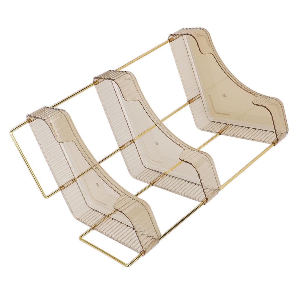 3 Tier Makeup Shelf Organizer Easy Access Aesthetic Corner Bathroom Countertop Organizer for