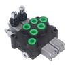 Hydraulic Flow Control Valve Kit 2 Spool Double Acting Multi Way Directional Valves Tractor Accessory