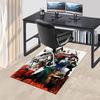 1pc My Hero Academia Theme Chair Mat - Anime Cartoon Design Office Rug - Non-Slip Carpet for Desk - Suitable for Home Decor, Living Room, Bedroom, Gam
