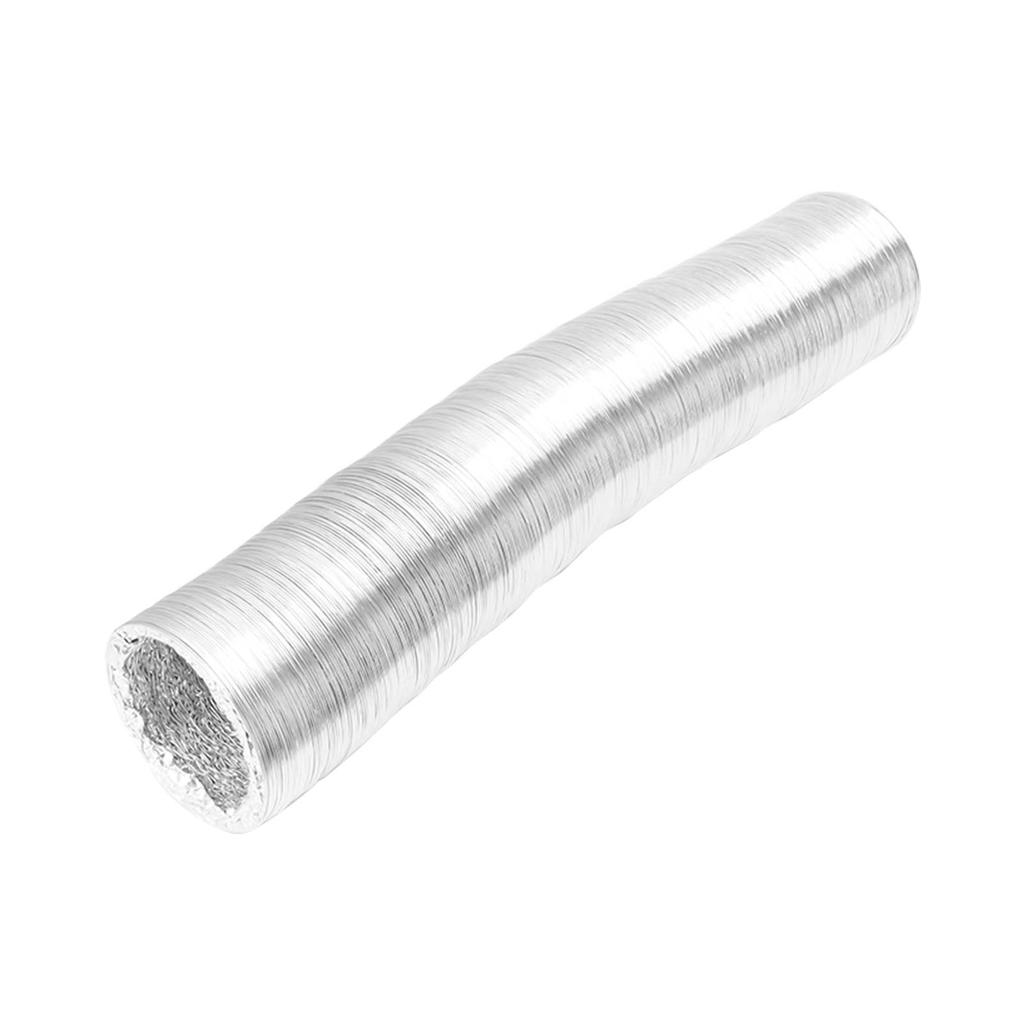 Vent Hose 4 Inch Flexible Double Sided Aluminum Foil Duct Ventilation Pipe 4 Layer Protection Leakage Proof Air Ducting