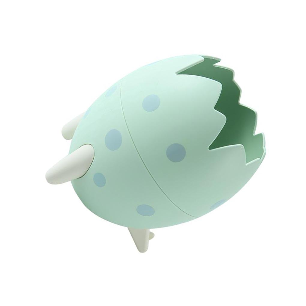 

Desktop Dinosaur Egg Pen Holder Makeup Brush Storage Portable Multifunctional Detachable Organizer Bucket Stationery