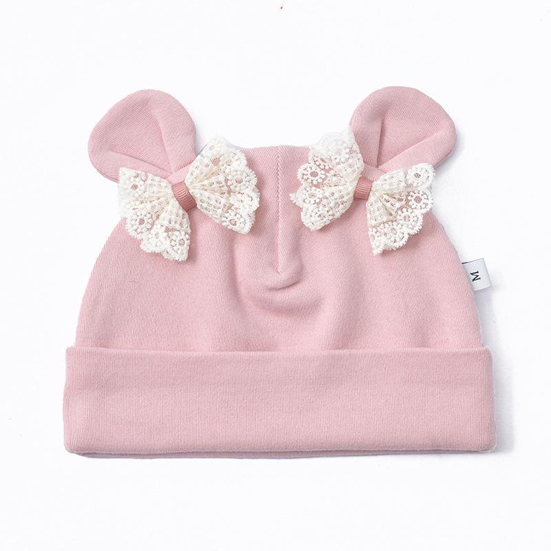 Adorable All-Season Cotton Baby Hat for Newborns - Warm and Protective for Autumn/Winter