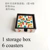 Handmade Shell Coaster Set Creative Colorful Insulation Placemat Light Luxury Natural Shell Tea Coaster Home Desktop Decoration