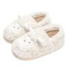 Lidani Cotton Slippers Women's Bag Heel Thick Sole Cute Fluffy Shoes Plush Confinement Postpartum Autumn and Winter Cotton Shoes Women's Plush