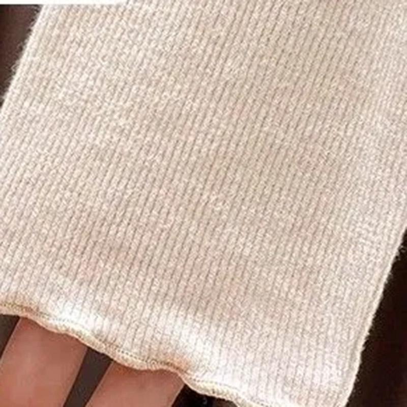 Pullover för kvinnor Bomull Oversize Fleece Förtjockad Lös Rundhals Casual Långärmad Topp