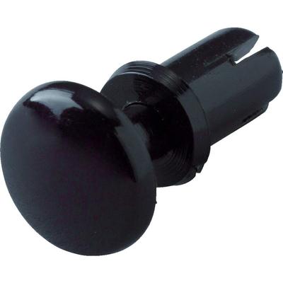 TRUSCO Push Rivets Plate Thickness Hole Diameter Length Black 50 Pieces 4.0~5.0mm 3.1 6.5 TPR3065-BK
