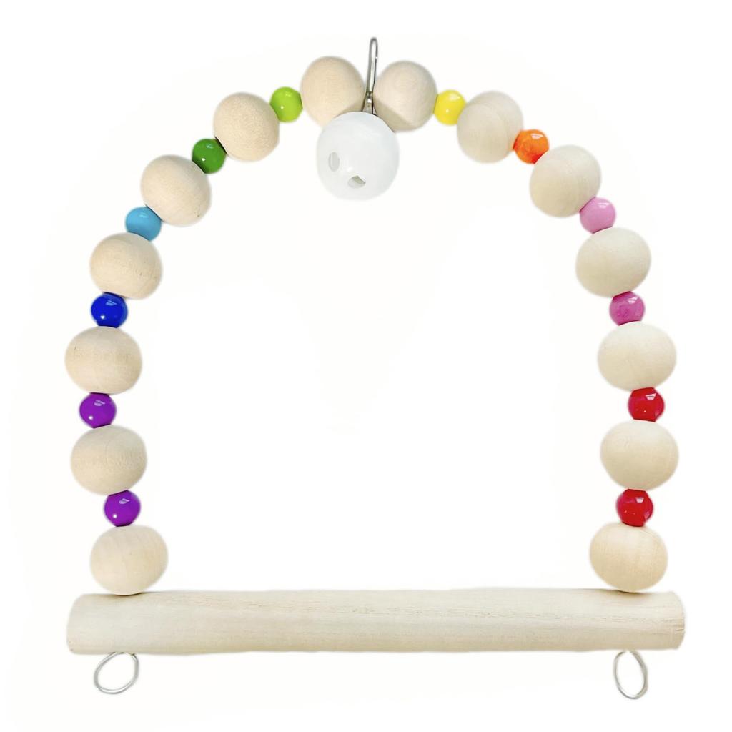 Made In Japan with Safe and Reliable Natural Wood Swings for Budgies and Java Available In Sizes S and This and Attractive Swing Features Stainless