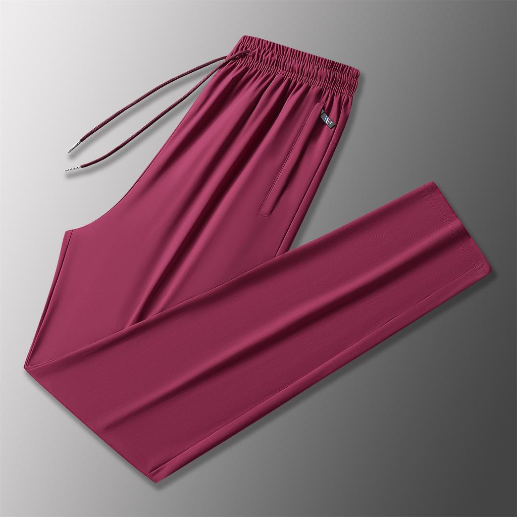 Women's Casual Pants High-waisted Belted Jogging Pants With Pockets