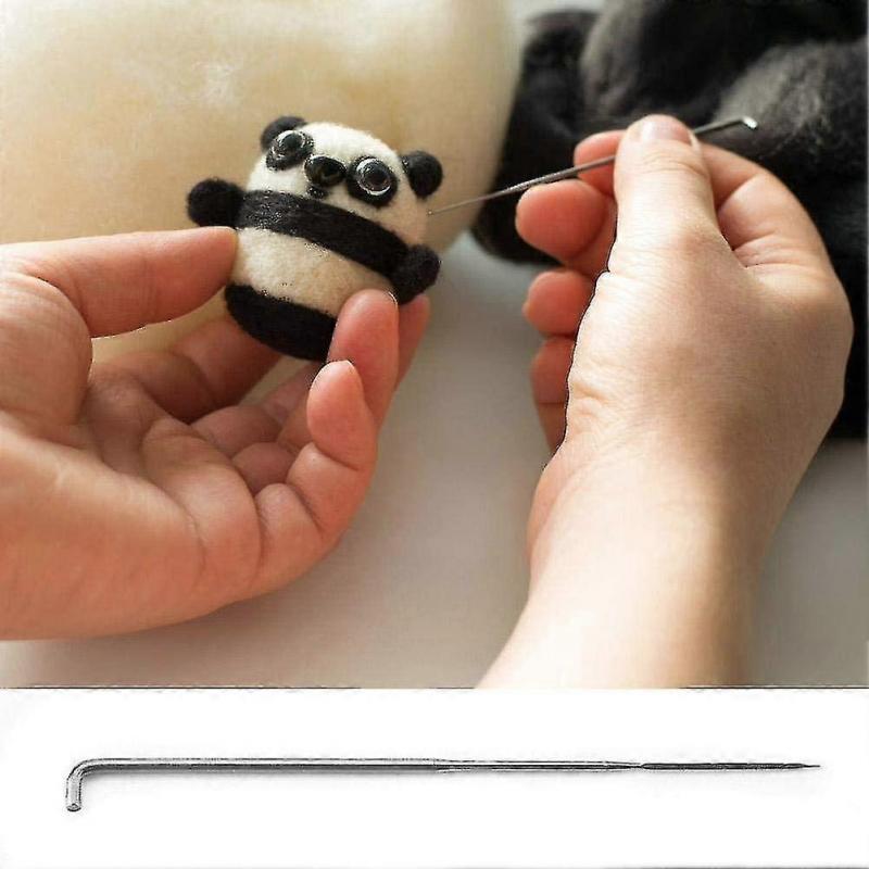 100 Pcs 8.6cm Felt Needles DIY Handmade Needle Felting Tools for Wool Embroidery Craft