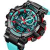 Fashion STRYVE 8025 Men's Watch Luxury 50M Waterproof Watch for Men with Analog-Digital Dual Movement Multifunctional Wristwatch