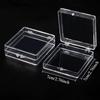 1/5pcs Wear Armor Transparent Storage Box Anime Game Badge Storage Display Box Acrylic Dust Square Storage Box