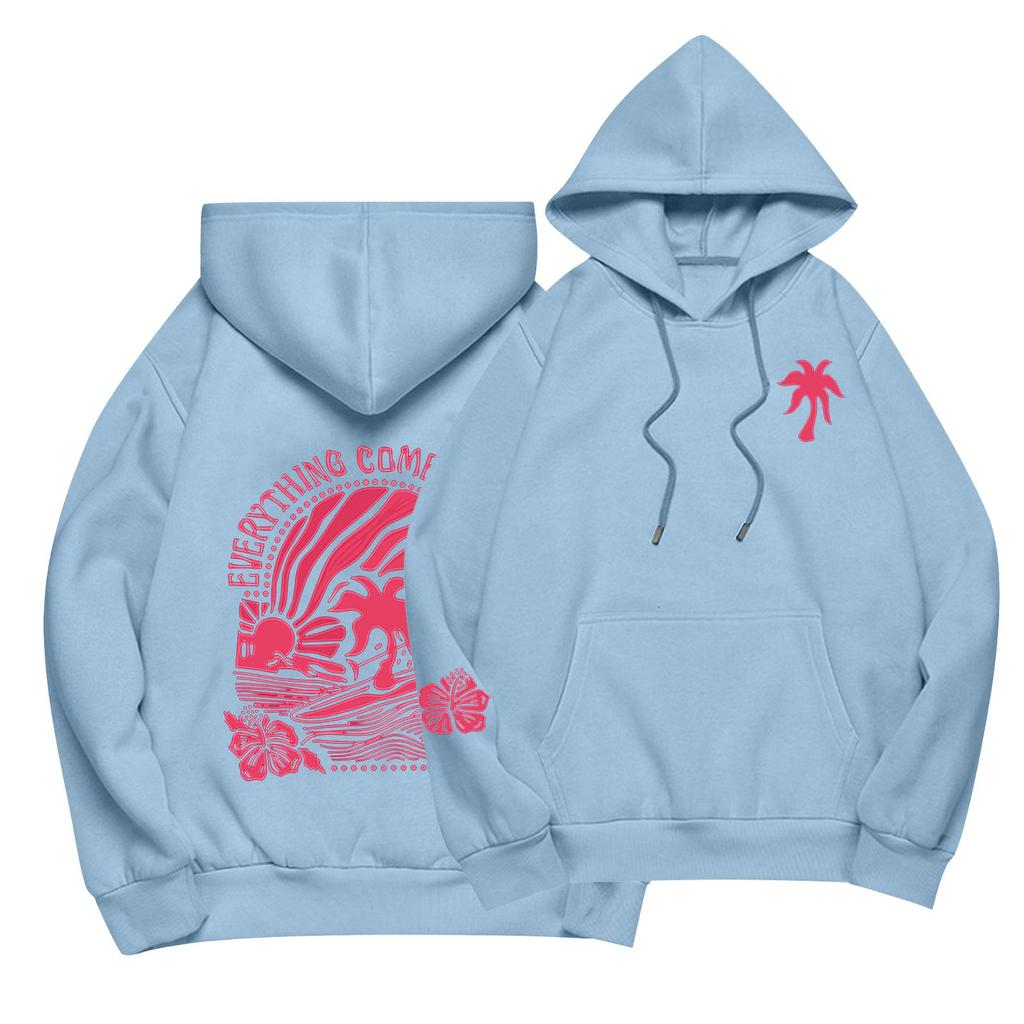 Hooded Sports Tracksuit Unisex Running Outfits Long Sleeve Pullover Hoodies Sweatshirt