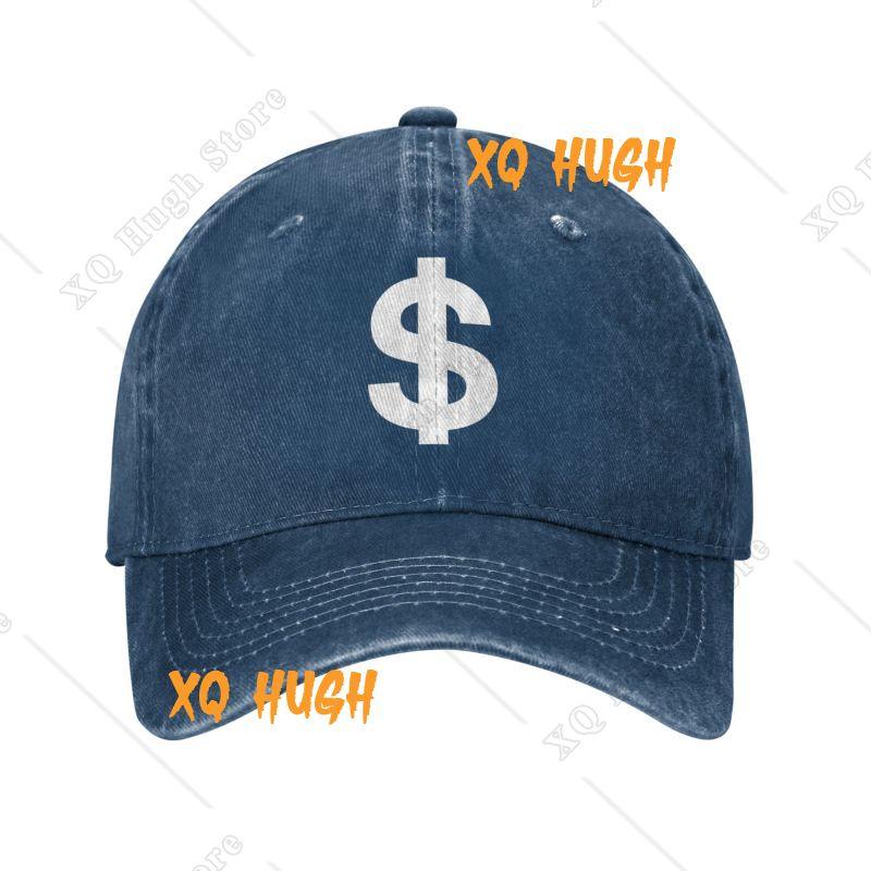 Individuelle Unisex Baumwoll-Baseballkappe mit amerikanischem Geld-Dollar-Logo, verstellbar für Erwachsene, Dad Hat, Herren Damen Hip Hop Snapback Kappen