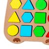 Color Learning Board Game Shape Matching Puzzle Geometric