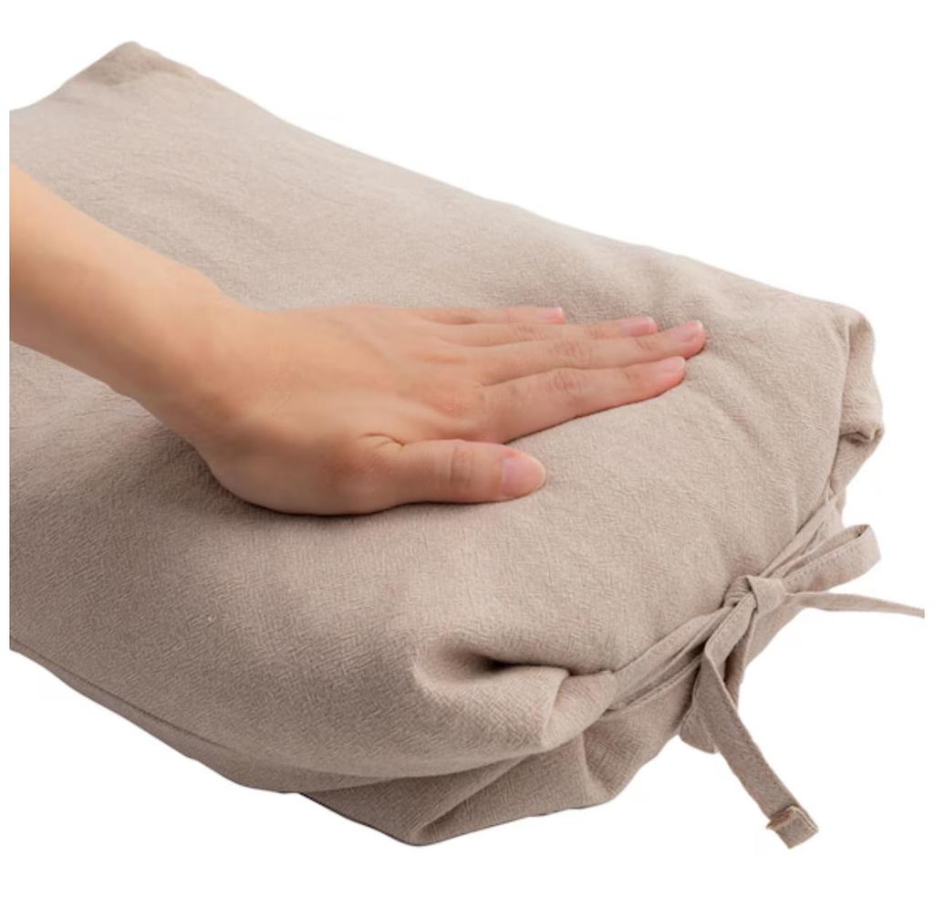 Nitori Cotton Buckwheat Pillow, Mini Size [Firmness] Firm. Tie Both Ends To Adjust To Your Desired Height. Odor-resistant.