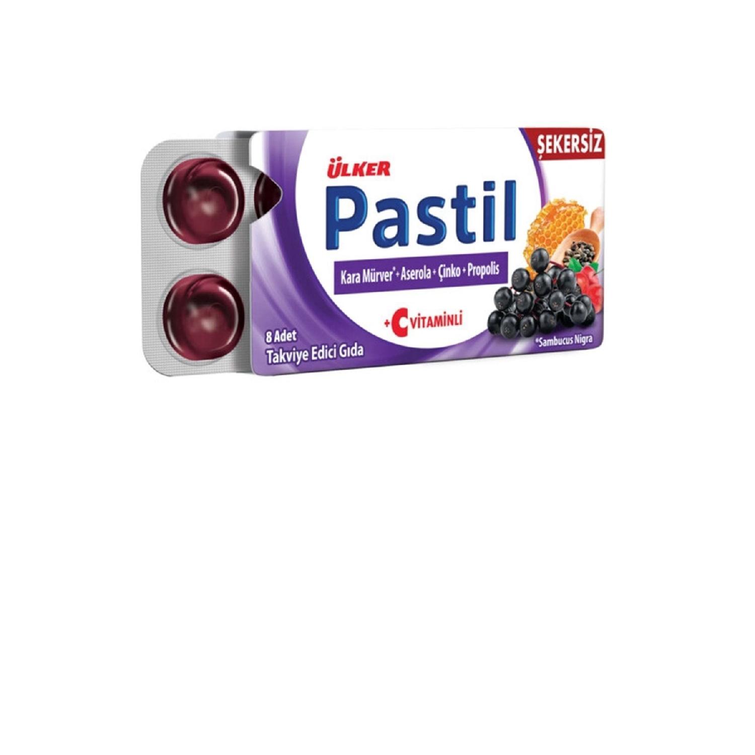 

пастилка (Чорна бузина, ацерола, цинк, прополіс)