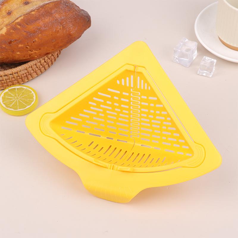 

Угловая корзина-уловитель для раковины, магнитная, с дренажом, треугольная, сушилка, без сверления, для кухни, 1 шт. жёлтый