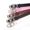 Stylish Crescent Moon & Star Buckle Belt for Jeans and Skirts - Versatile Fashion Leather Accessory