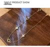 925 Sterling Silver Four-Leaf Clover Openwork Bracelet - Simple, Elegant & Versatile for Women