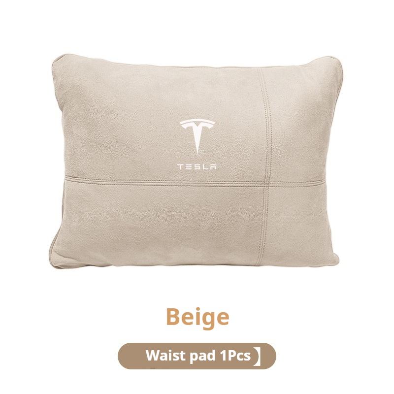 Coussin de soutien lombaire pour appui-tête de voiture Oreiller de soutien pour le cou Pour Tesla Model 3 Model Y Model S Model X Accessoires d'intérieur de voiture