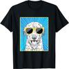 Irish Wolfhound Portrait Pop Art Sighthound Dog Sunglasses T-Shirt