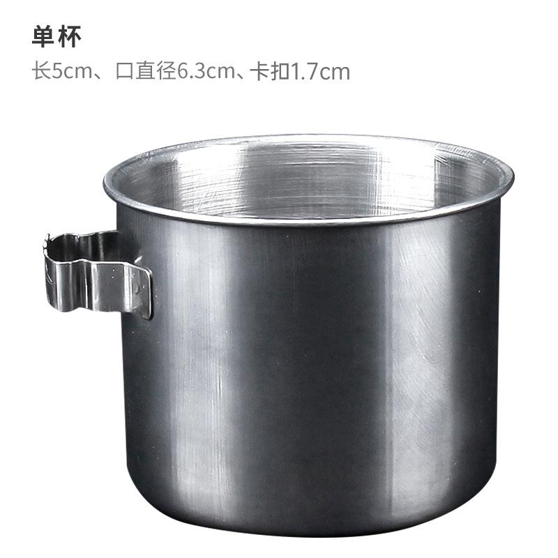 Parrot Feeding Cups Birds Food Dish Parrot Bowl Stainless Steel Parrot Feeding Cups Sturdy Water Bowl Bird Feeding Dish