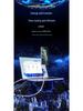 Multifunctional Luminous Zinc Alloy 2-in-2 Fast Charging Cable for Mobile Phones