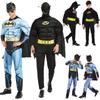 Stylový svalový oblek Batmana Ideální pro cosplay akce Vyznačující se prodyšnou látkou a dokonalými stehy