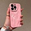 Simple cat iPhone17promax mobile phone case is suitable for Apple 16promax wrinkle 14 matte 15 sets